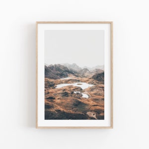 Mountain Print, Instant Art, INSTANT DOWNLOAD, Modern Minimalist Poster, Printable Wall Decor, Nature Poster, Nature Photography Pine tree