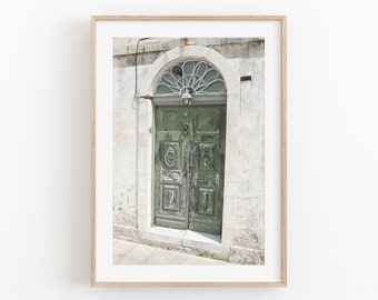Moroccan Door Art Print: Boho Architecture Poster (Digital Download)
