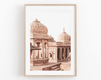 India City Print, Cityscape Wall Art, Photography Art, City View Art Square, Photo Poster, Home Decor India Poster, India Wall Art