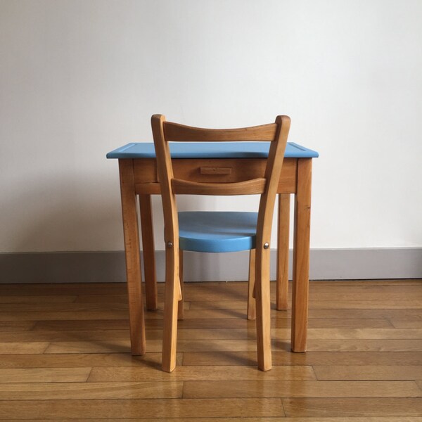 Desk and Chair child vintage
