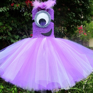 Minion Tutu Dress: Purple