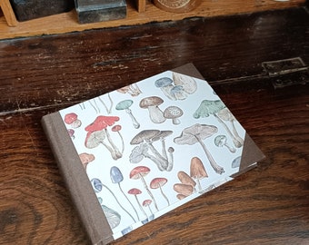 Handmade Mushroom book, landscape