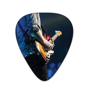 Pics de Guitare en Bois avec Étui de Rangement Médiator Personnalisé avec  Photo Texte Cadeau pour Joueur de Guitare Musicien Cadeau d'Anniversaire -  CALLIE