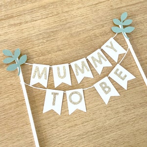 Mummy To Be Cake Bunting Topper