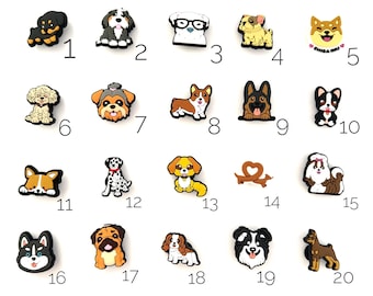 Shoe charms Jibbitz for Crocs Dogs