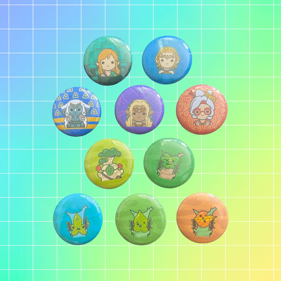 Omamori Zelda Pin Set Breath of the Wild Pin Tears of the Kingdom Pin