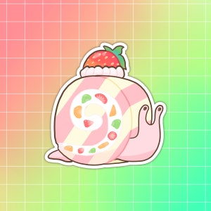 Snail Roll Sticker