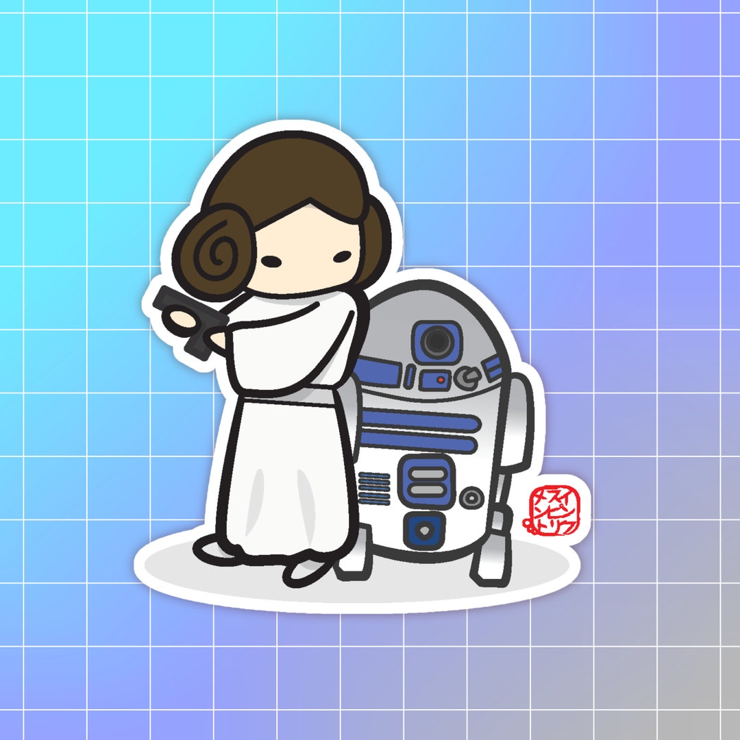 princess-carrie-sticker-sci-fi-sticker-droid-sticker-starwars