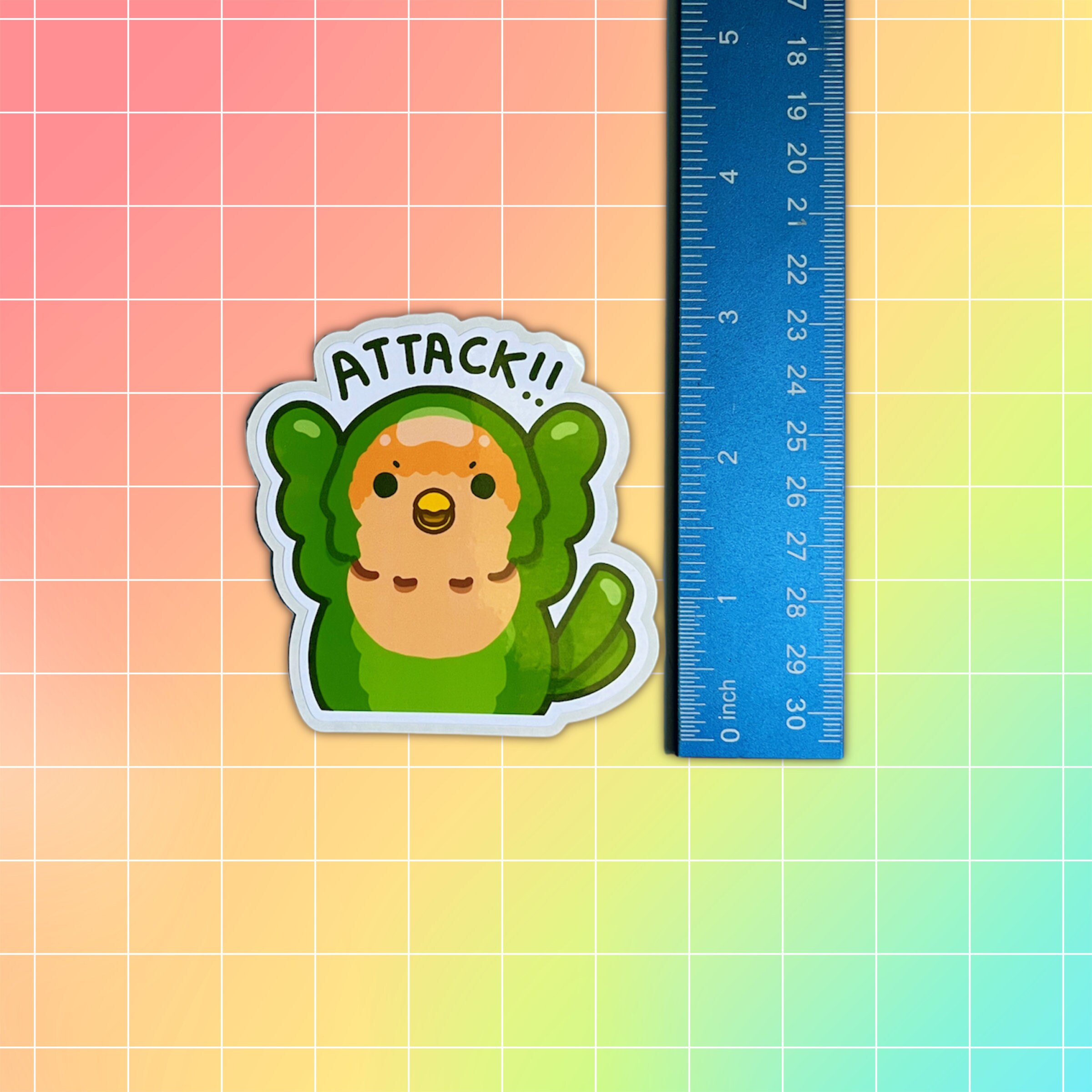 Aggressive Animals Sticker Set Cute Animal Sticker Kawaii Animal ...