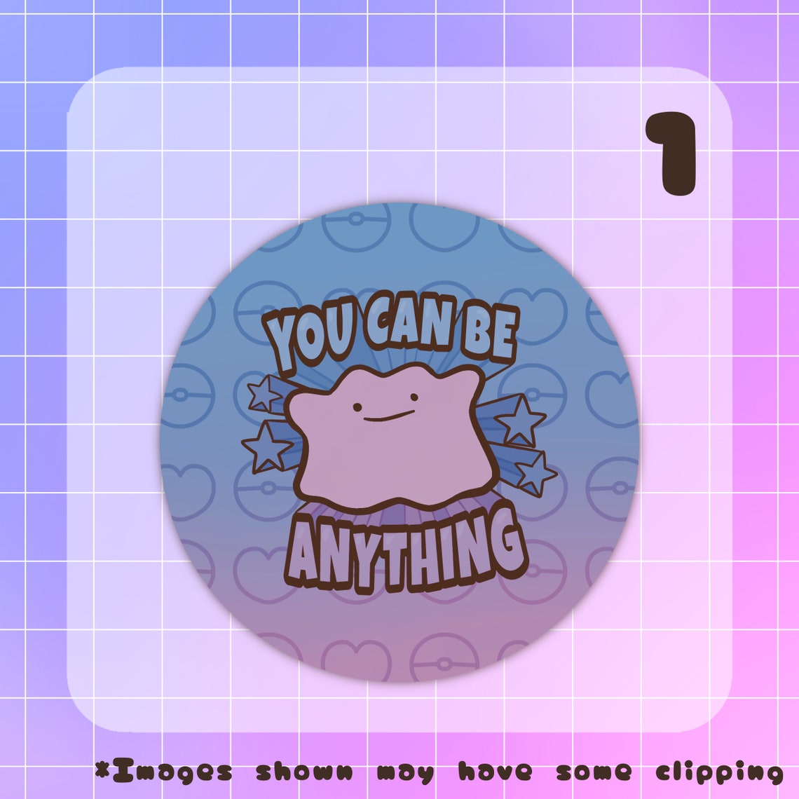 Ditto Pin Ditto You Can Be Anything Pin | Motivational Pin | Inspirational Pin ...