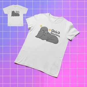 Camiseta de morsa grande y hermosa, linda camiseta de morsa, camiseta de positividad corporal, divertido regalo de morsa, regalo de amor de morsa, camiseta de morsa kawaii, linda camiseta de animal