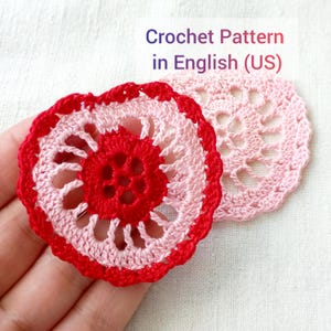 Crochet Flower Motif Pattern – Irish Lace Applique for Hat, Bag, Home Decor – DIY Crochet Decor, Instant Download