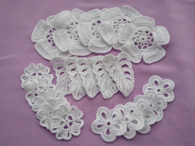 buy online free shipping Crochet flowers applique Irish