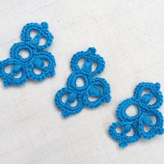 Patrón de motivo de crochet irlandés Patrón de aplique de motivo