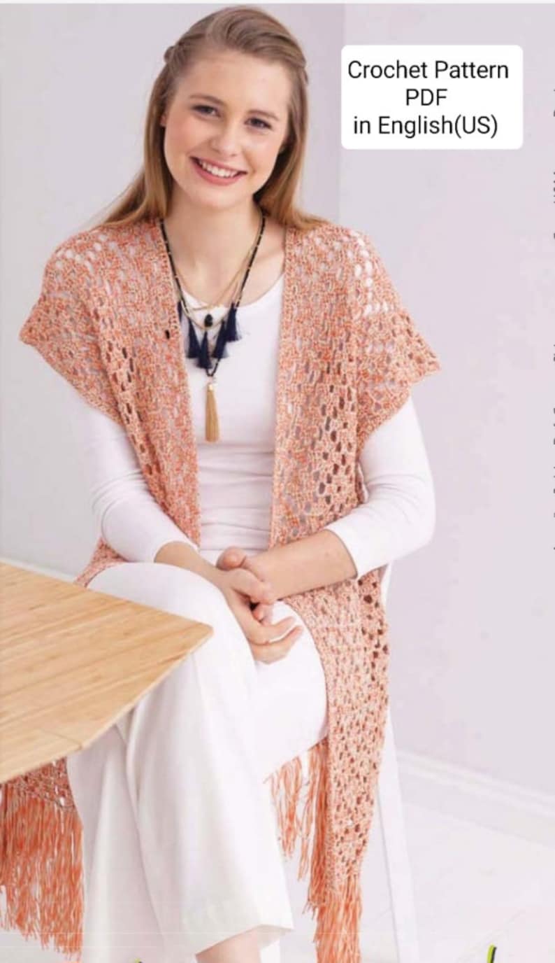 Sleeveless Crochet Cardigan