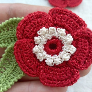 Set Irish Crochet Pattern Flower motif Pattern rochet applique Irish Lace Pattern