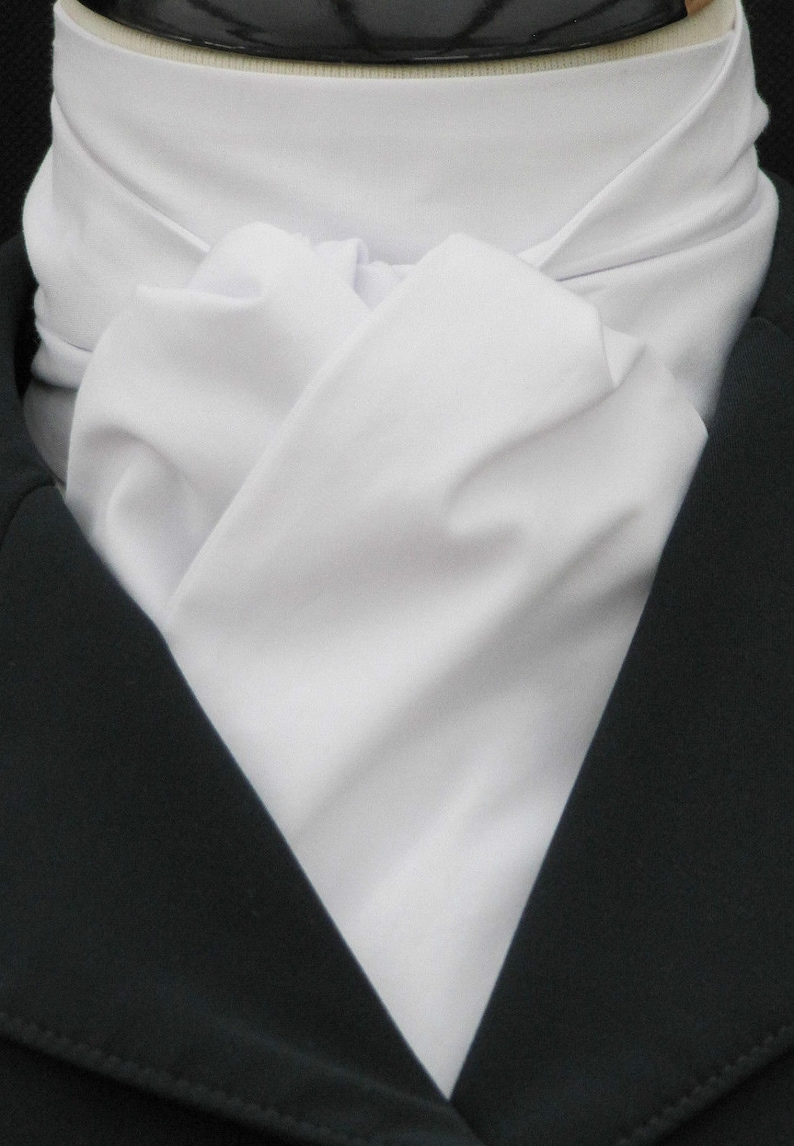 Ready Tie or Self Tie Plain White 100 % Cotton - Etsy