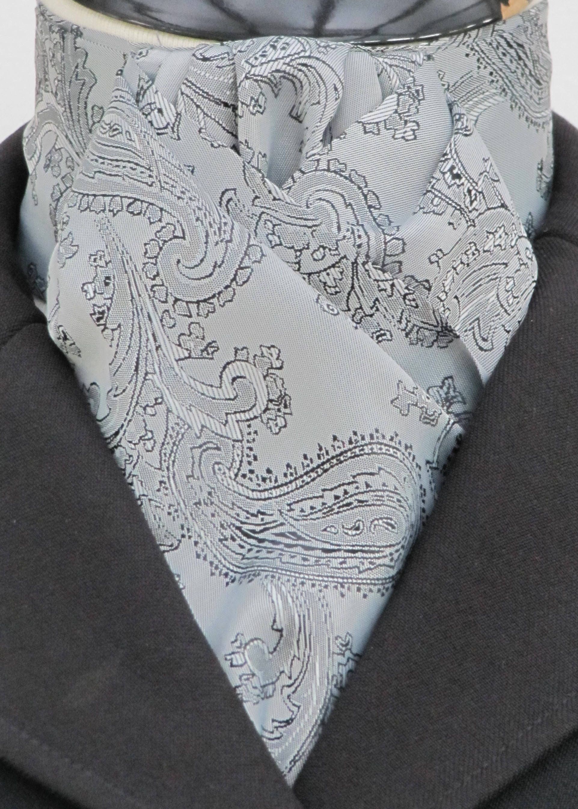 Cape Jacquard de cachemire écru et noir