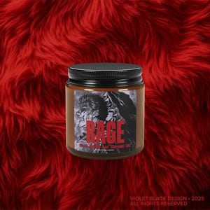 Anime Inspired Candle, Black Swordsman, Berserk, Goth Candles, Gift for Him, Gift for Her, Emo Candle, Anti Valentines 4oz