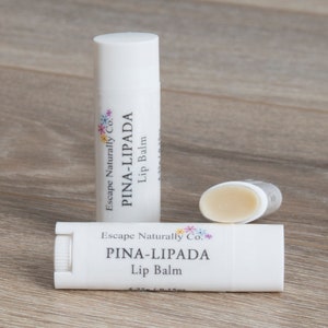 Pina-Lipada Lip Balm, Coconut Flavoured Lip Balm, Gluten free image 1