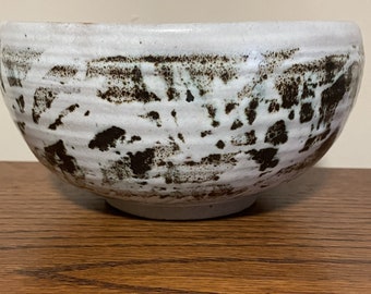 Vintage 1970s Tessa Kidick Stoneware Bowl, Canadian Studio Pottery, Ontario Pottery, Studio Ceramics