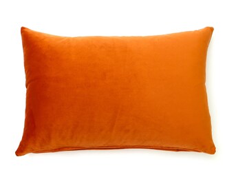 Burnt orange pillow | Etsy Orange Throw Pillow Cover