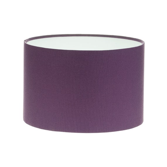 purple lamp shade with crystals