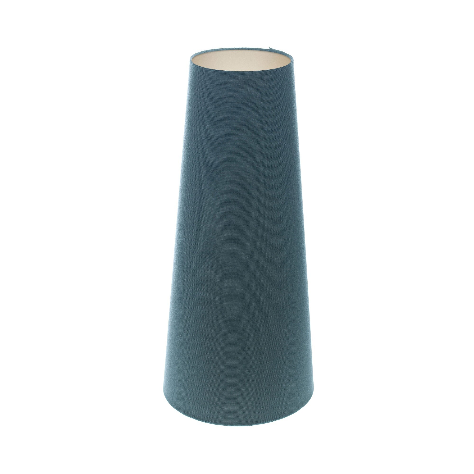 Bright Navy Blue Tall Tapered Lampshade Champagne Inner Modern Etsy