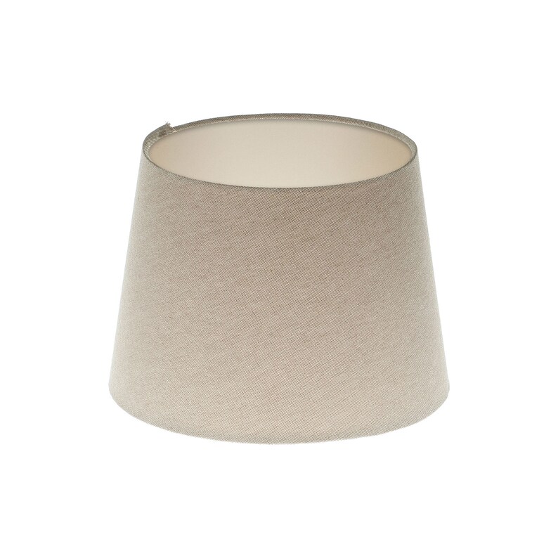 Light Beige French Drum Lampshade Champagne Inner Tapered Light Beige French Drum Lampshade, Navy Blue Table Lamp Shade Pleated Tapered