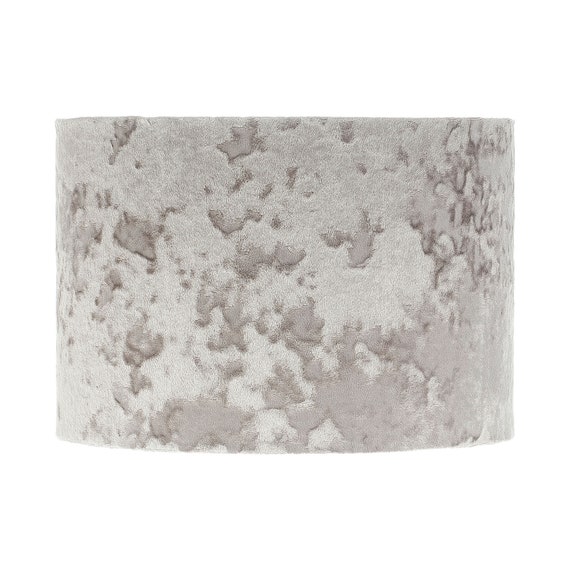 grey velvet table lamp