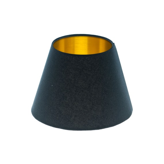 Dark Navy Blue Empire Lamp Shade Tapered Table Lampshade Dark Navy Blue Empire Lamp Shade, Navy Blue Table Light Shade