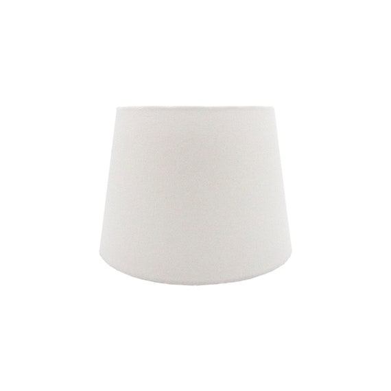 White Cotton Lampshade French Drum Tapered Lamp Shade Hong Kong White Cotton Lampshade French Drum, What Is A French Drum Lamp Shade