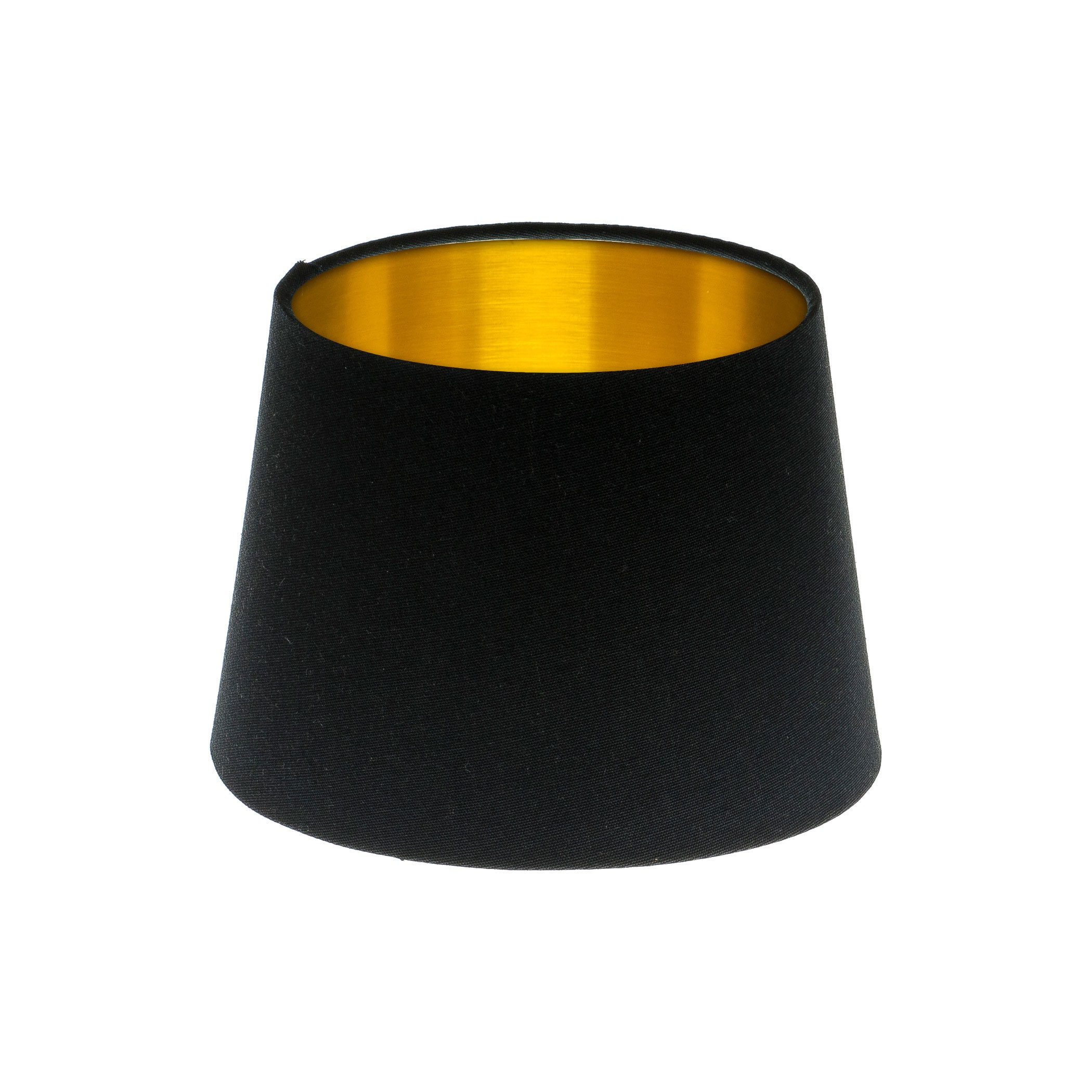 Drum Tapered Lampshade Brushed Gold ELIZABETH tapered drum table lamp shade