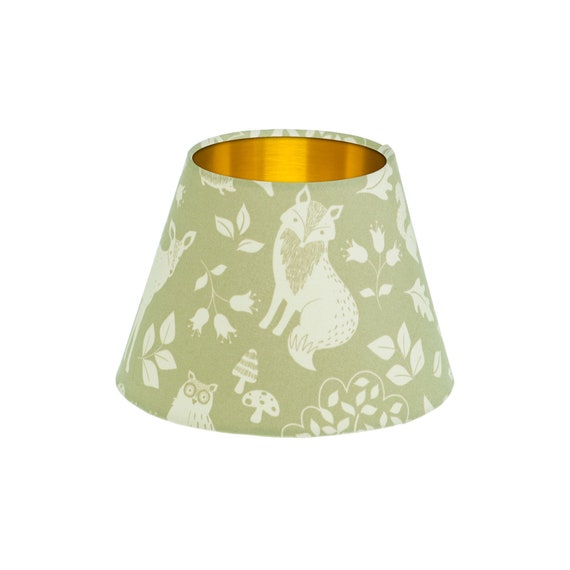 Light Green Empire Lamp Shade Tapered ELIZABETH tapered drum table lamp shade