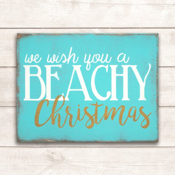 Christmas Decor Beachy Christmas Decor Christmas Signs Etsy