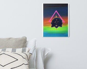 Tri-spirit Metal prints