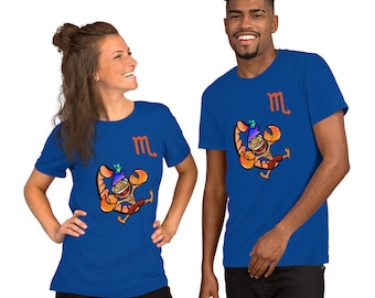 Funky Town Scorpio Zodiac Short-Sleeve Unisex T-Shirt