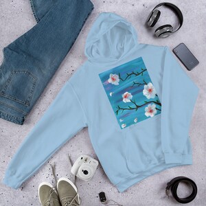 Floral Blossoms in the wind 2 Unisex Hoodie