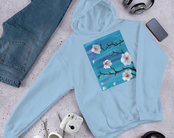 Floral Blossoms in the wind 2 Unisex Hoodie