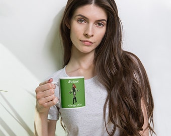 Fan Art inspiré de Poison Ivy - Mug « La nature gagne toujours »