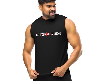 FTC Be your own hero Black Muscle Shirt