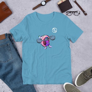 Funky Town Cancer Zodiac Short-Sleeve Unisex T-Shirt