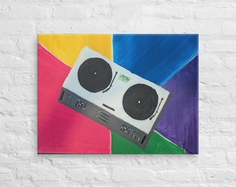Dj controller on Canvas
