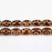 8-12mm,Full Strand, Antique Natural Tibetan Agate Dzi three eyes pattern Smooth barrel drum beads,Striped Brown&Red agate beads craft