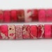 15 inches strand natural rose red emperor stone beads,smooth heishi beads,imperial jasper disc lose beads,3x6mm,more sizes for choice