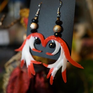 Flare earrings in Ringleader, lightweight