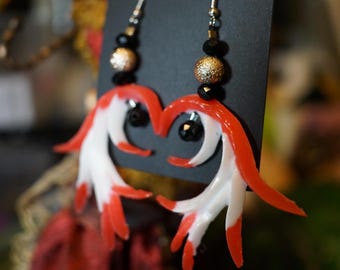 Flare earrings in Ringleader, lightweight