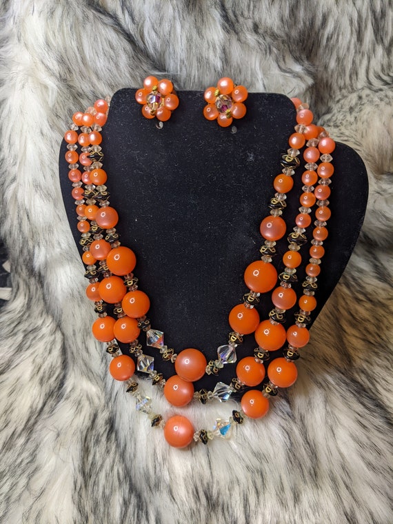 Vintage costume jewelry crystal Gem