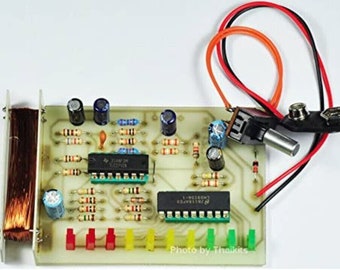 EMF Stray Magnetic Fields Basic Detector Assembled Electronic Student Project