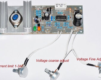 Regulatorströmförsörjningsmodul AC-DC 0-30VDC Strömgräns 1-3A LM723
